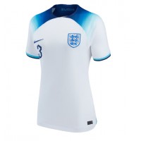 Koszulka piłkarska Anglia Luke Shaw #3 Strój Domowy dla kobiety MŚ 2022 tanio Krótki Rękaw